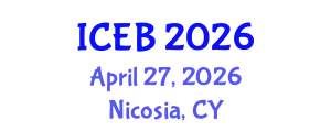 International Conference on Ecosystems and Biodiversity (ICEB) April 27, 2026 - Nicosia, Cyprus
