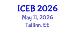 International Conference on Ecosystems and Biodiversity (ICEB) May 11, 2026 - Tallinn, Estonia