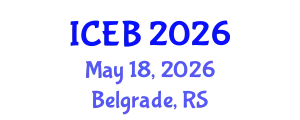 International Conference on Ecosystems and Biodiversity (ICEB) May 18, 2026 - Belgrade, Serbia
