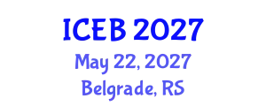 International Conference on Ecosystems and Biodiversity (ICEB) May 22, 2027 - Belgrade, Serbia