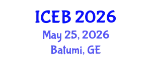 International Conference on Ecosystems and Biodiversity (ICEB) May 25, 2026 - Batumi, Georgia
