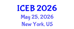 International Conference on Ecosystems and Biodiversity (ICEB) May 25, 2026 - New York, United States