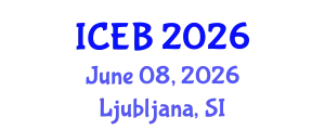 International Conference on Ecosystems and Biodiversity (ICEB) June 08, 2026 - Ljubljana, Slovenia