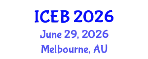 International Conference on Ecosystems and Biodiversity (ICEB) June 29, 2026 - Melbourne, Australia