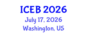 International Conference on Ecosystems and Biodiversity (ICEB) July 17, 2026 - Washington, United States