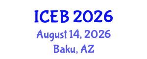 International Conference on Ecosystems and Biodiversity (ICEB) August 14, 2026 - Baku, Azerbaijan
