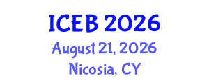 International Conference on Ecosystems and Biodiversity (ICEB) August 21, 2026 - Nicosia, Cyprus