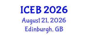International Conference on Ecosystems and Biodiversity (ICEB) August 21, 2026 - Edinburgh, United Kingdom