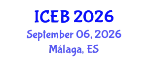 International Conference on Ecosystems and Biodiversity (ICEB) September 06, 2026 - Málaga, Spain