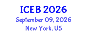 International Conference on Ecosystems and Biodiversity (ICEB) September 09, 2026 - New York, United States