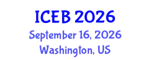 International Conference on Ecosystems and Biodiversity (ICEB) September 16, 2026 - Washington, United States