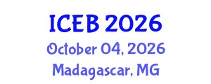 International Conference on Ecosystems and Biodiversity (ICEB) October 04, 2026 - Madagascar, Madagascar