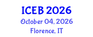 International Conference on Ecosystems and Biodiversity (ICEB) October 04, 2026 - Florence, Italy