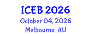 International Conference on Ecosystems and Biodiversity (ICEB) October 04, 2026 - Melbourne, Australia