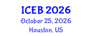 International Conference on Ecosystems and Biodiversity (ICEB) October 25, 2026 - Houston, United States