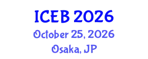 International Conference on Ecosystems and Biodiversity (ICEB) October 25, 2026 - Osaka, Japan
