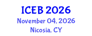 International Conference on Ecosystems and Biodiversity (ICEB) November 04, 2026 - Nicosia, Cyprus