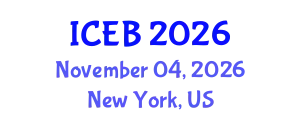 International Conference on Ecosystems and Biodiversity (ICEB) November 04, 2026 - New York, United States