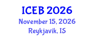 International Conference on Ecosystems and Biodiversity (ICEB) November 15, 2026 - Reykjavik, Iceland