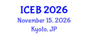 International Conference on Ecosystems and Biodiversity (ICEB) November 15, 2026 - Kyoto, Japan