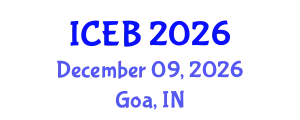 International Conference on Ecosystems and Biodiversity (ICEB) December 09, 2026 - Goa, India