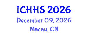 International Conference on Humanity, History and Society (ICHHS) December 09, 2026 - Macau, China