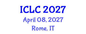International Conference on Lung Cancer (ICLC) April 08, 2027 - Rome, Italy