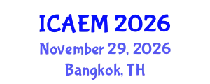 International Conference on Advanced Engineering Materials (ICAEM) November 29, 2026 - Bangkok, Thailand