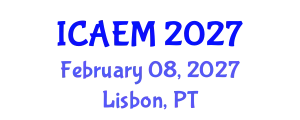 International Conference on Advanced Engineering Materials (ICAEM) February 08, 2027 - Lisbon, Portugal
