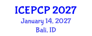 International Conference on Environmental Pollution Control and Prevention (ICEPCP) January 14, 2027 - Bali, Indonesia