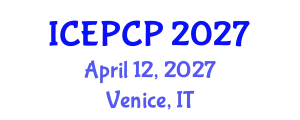 International Conference on Environmental Pollution Control and Prevention (ICEPCP) April 12, 2027 - Venice, Italy