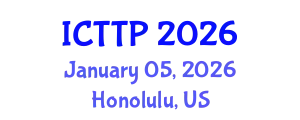 International Conference on Trauma: Theory and Practice (ICTTP) January 05, 2026 - Honolulu, United States