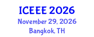 International Conference on Employment, Education and Entrepreneurship (ICEEE) November 29, 2026 - Bangkok, Thailand