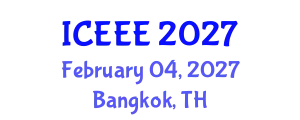 International Conference on Employment, Education and Entrepreneurship (ICEEE) February 04, 2027 - Bangkok, Thailand