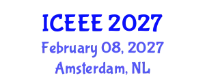 International Conference on Employment, Education and Entrepreneurship (ICEEE) February 08, 2027 - Amsterdam, Netherlands