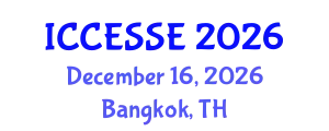 International Conference on Computer, Electrical and Systems Sciences, and Engineering (ICCESSE) December 16, 2026 - Bangkok, Thailand
