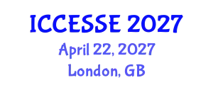 International Conference on Computer, Electrical and Systems Sciences, and Engineering (ICCESSE) April 22, 2027 - London, United Kingdom