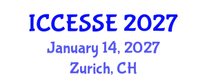 International Conference on Computer, Electrical and Systems Sciences, and Engineering (ICCESSE) January 14, 2027 - Zurich, Switzerland