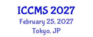 International Conference on Chaos, Control, Modelling and Simulation (ICCMS) February 25, 2027 - Tokyo, Japan