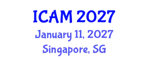 International Conference on Agricultural Machinery (ICAM) January 11, 2027 - Singapore, Singapore