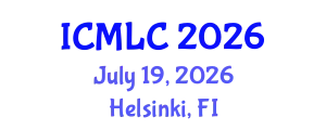 International Conference on Machine Learning and Cybernetics (ICMLC) July 19, 2026 - Helsinki, Finland