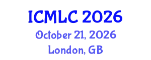 International Conference on Machine Learning and Cybernetics (ICMLC) October 21, 2026 - London, United Kingdom