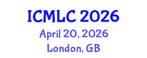 International Conference on Machine Learning and Cybernetics (ICMLC) April 20, 2026 - London, United Kingdom