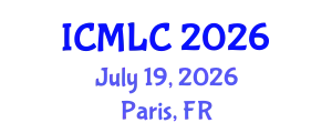 International Conference on Machine Learning and Cybernetics (ICMLC) July 19, 2026 - Paris, France