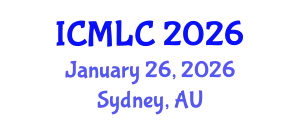 International Conference on Machine Learning and Cybernetics (ICMLC) January 26, 2026 - Sydney, Australia