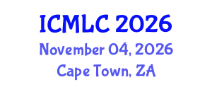 International Conference on Machine Learning and Cybernetics (ICMLC) November 04, 2026 - Cape Town, South Africa