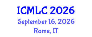 International Conference on Machine Learning and Cybernetics (ICMLC) September 16, 2026 - Rome, Italy