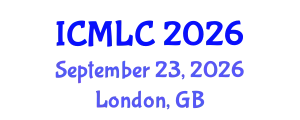 International Conference on Machine Learning and Cybernetics (ICMLC) September 23, 2026 - London, United Kingdom