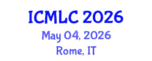 International Conference on Machine Learning and Cybernetics (ICMLC) May 04, 2026 - Rome, Italy