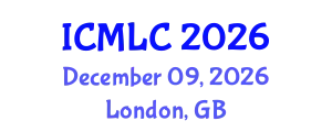 International Conference on Machine Learning and Cybernetics (ICMLC) December 09, 2026 - London, United Kingdom